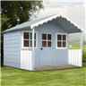 INSTALLED 6 x 4 Wooden Stork Playhouse