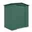 6 x 4 Apex Heritage Green Solid Metal Shed (1.71m X 1.31m)