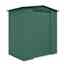 6 X 4 Apex Heritage Green Solid Metal Shed (1.71m X 1.31m)