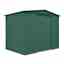 8 X 3 Apex Heritage Green Metal Shed (2.34m X 0.82m)