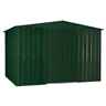 10 X 8 Premier Easyfix – Apex – Metal Shed - Heritage Green (3.07m X 2.47m)