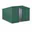 10 X 12 Apex Heritage Green Metal Shed (2.95m X 3.61m)