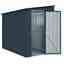 5 x 8 Lean To Anthracite Grey Metal Shed (1.44m X 2.34m)