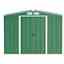 OOS - AWAITING RETURN TO STOCK DATE - 8 x 6 Value Apex Metal Shed - Green (2.62m x 1.82m)