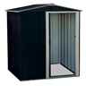 5 X 4 Value Apex Metal Shed - Anthracite Grey (1.62m X 1.22m)