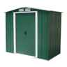 6 X 4 Value Apex Metal Shed - Green (2.01m X 1.22m)