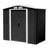 OOS - AWAITING RETURN TO STOCK DATE - 6 x 6 Value Apex Metal Shed - Anthracite Grey (2.02m x 1.82m)