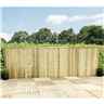 6FT (1.83m) Vertical Pressure Treated 12mm Tongue & Groove Fence Panel