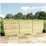 6FT (1.83m) Horizontal Pressure Treated 12mm Tongue & Groove Fence Panel 