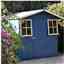 7 x 7 (2.05m x 1.98m) - Tongue & Groove - Apex Garden Shed - 2 Windows - Single Door - 12mm Tongue and Groove Floor