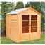 6 x 6 (1.76m x 1.83m) - Value Overlap Summerhouse - Double Doors - 10mm OSB Floor 