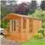 13 x 7 (3.96m x 2.17m) - Premier Wooden Summerhouse + Roof Overhang + Optional Veranda - 12mm T&G - Walls - Floor - Roof