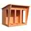 8 x 6 (3.06m x 2.39m) - Premier Wooden Summerhouse - Double Doors - 12mm T&G Walls & Floor
