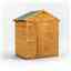 4 x 6 Premium Tongue And Groove Apex Shed - Double Doors - Windowless - 12mm Tongue And Groove Floor And Roof