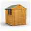 6 x 8  Premium Tongue and Groove Apex Shed - Single Door - 2 Windows - 12mm Tongue and Groove Floor and Roof