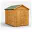 8 x 6 Premium Tongue And Groove Apex Shed - Single Door - Windowless - 12mm Tongue And Groove Floor And Roof
