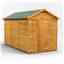 12 x 6 Premium Tongue And Groove Apex Shed - Double Doors - Windowless - 12mm Tongue And Groove Floor And Roof