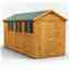 14 x 6 Premium Tongue And Groove Apex Shed - Single Door - 6 Windows - 12mm Tongue And Groove Floor And Roof