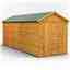 18 x 6 Premium Tongue And Groove Apex Shed - Single Door - Windowless - 12mm Tongue And Groove Floor And Roof