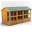 12 x 6 Premium Tongue And Groove Apex Potting Shed - Single Door - 16 Windows - 12mm Tongue And Groove Floor And Roof