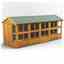 18 x 6 Premium Tongue And Groove Apex Potting Shed - Single Door - 22 Windows - 12mm Tongue And Groove Floor And Roof