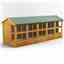 20 x 6 Premium Tongue And Groove Apex Potting Shed - Single Door - 24 Windows - 12mm Tongue And Groove Floor And Roof