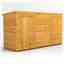12 x 4 Premium Tongue And Groove Pent Shed - Single Door - Windowless - 12mm Tongue And Groove Floor And Roof