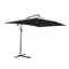 Powder-Coated Steel Frame Half Parasol