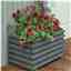 Grey Rectangular Planter