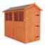 8ft X 4ft Tongue And Groove Shed (12mm Tongue And Groove Floor And Apex Roof)