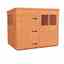 8ft X 6ft Tongue And Groove Pent Shed (12mm Tongue And Groove Floor And Roof)