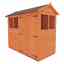 8ft x 4ft Tongue and Groove Shed with Double Doors (12mm Tongue and Groove Floor and Apex Roof)