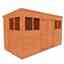 12ft X 6ft Tongue And Groove Pent Shed With Double Doors (12mm Tongue And Groove Floor And Roof)