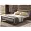 Square Tubular Grey Metal Bed Frame - King Size 5ft