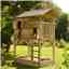 8 x 9 Beach Hut Playhouse With Swing (2.43m x 2.78m)