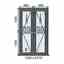 Pvc French Doors - 1320mm X 2210mm (each Door 660mm) - Anthracite Grey Inside And Outside