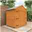 4ft x 6ft Tongue and Groove Apex Bike Shed (12mm Tongue and Groove Floor and Apex Roof)