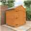 4ft X 6ft Tongue And Groove Apex Bike Shed (12mm Tongue And Groove Floor And Apex Roof)